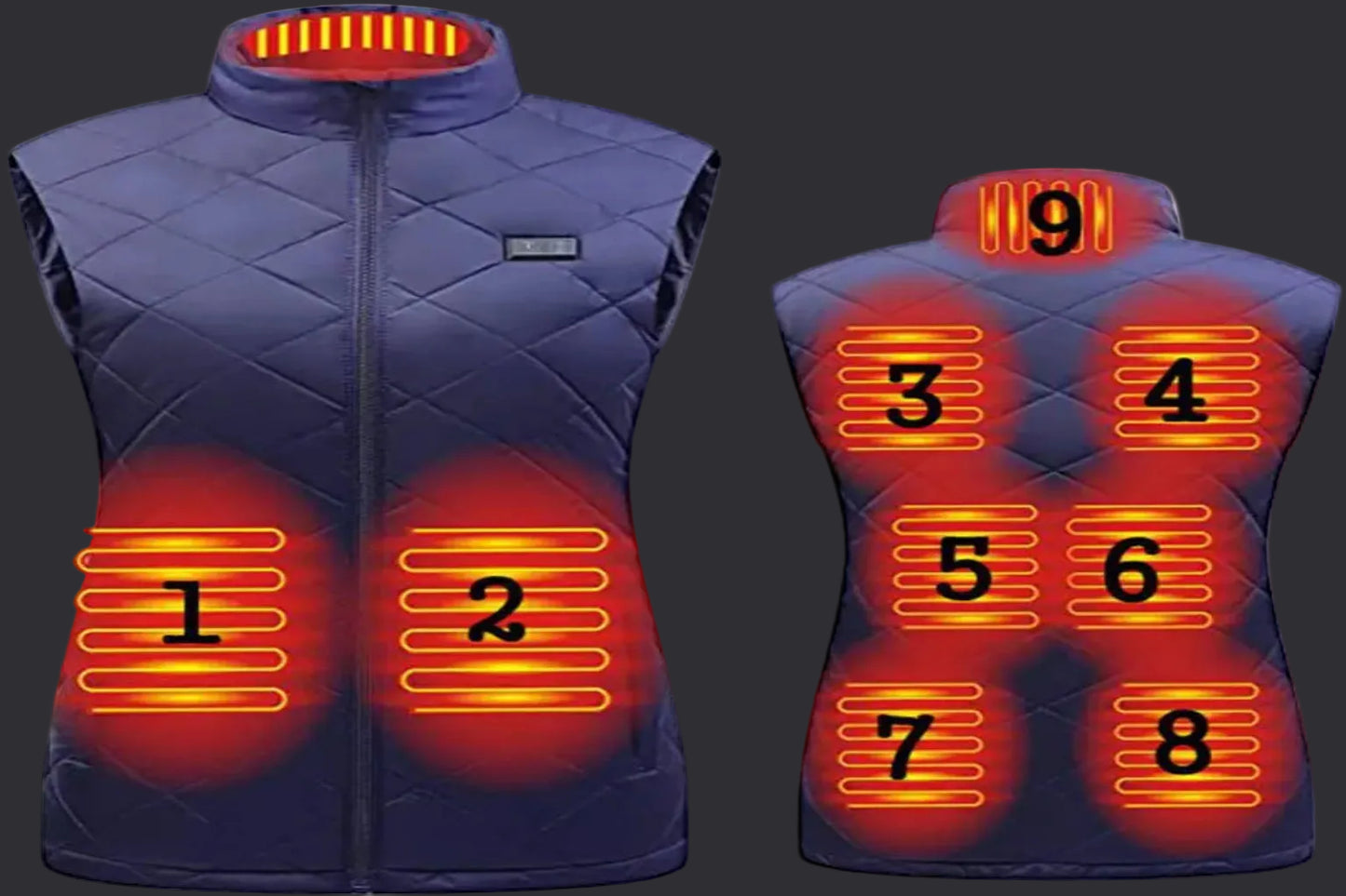 Women’s Heated Performance Vest with Smart Heat Control