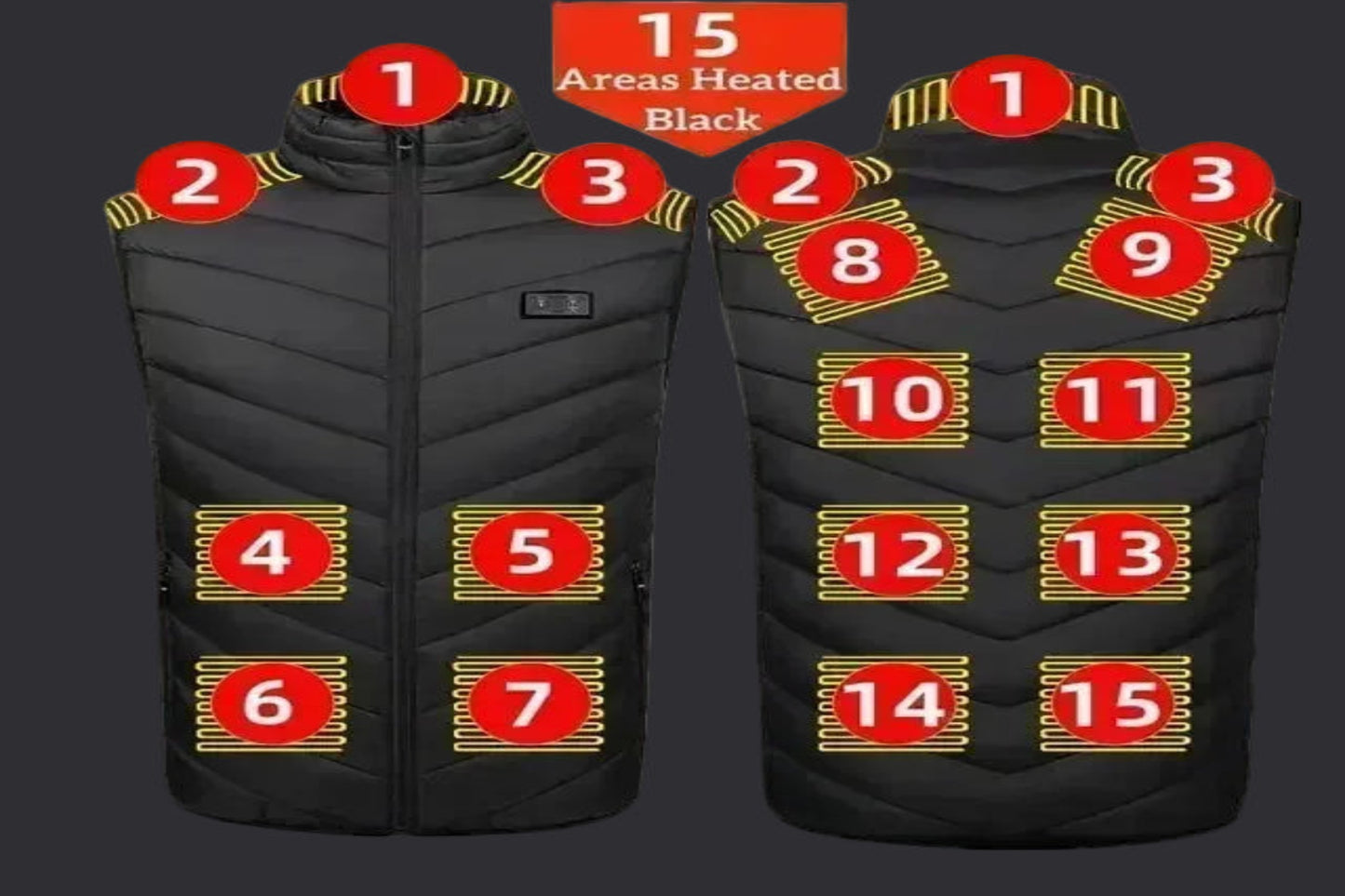 Men’s Heated Performance Vest with Smart Heat Control