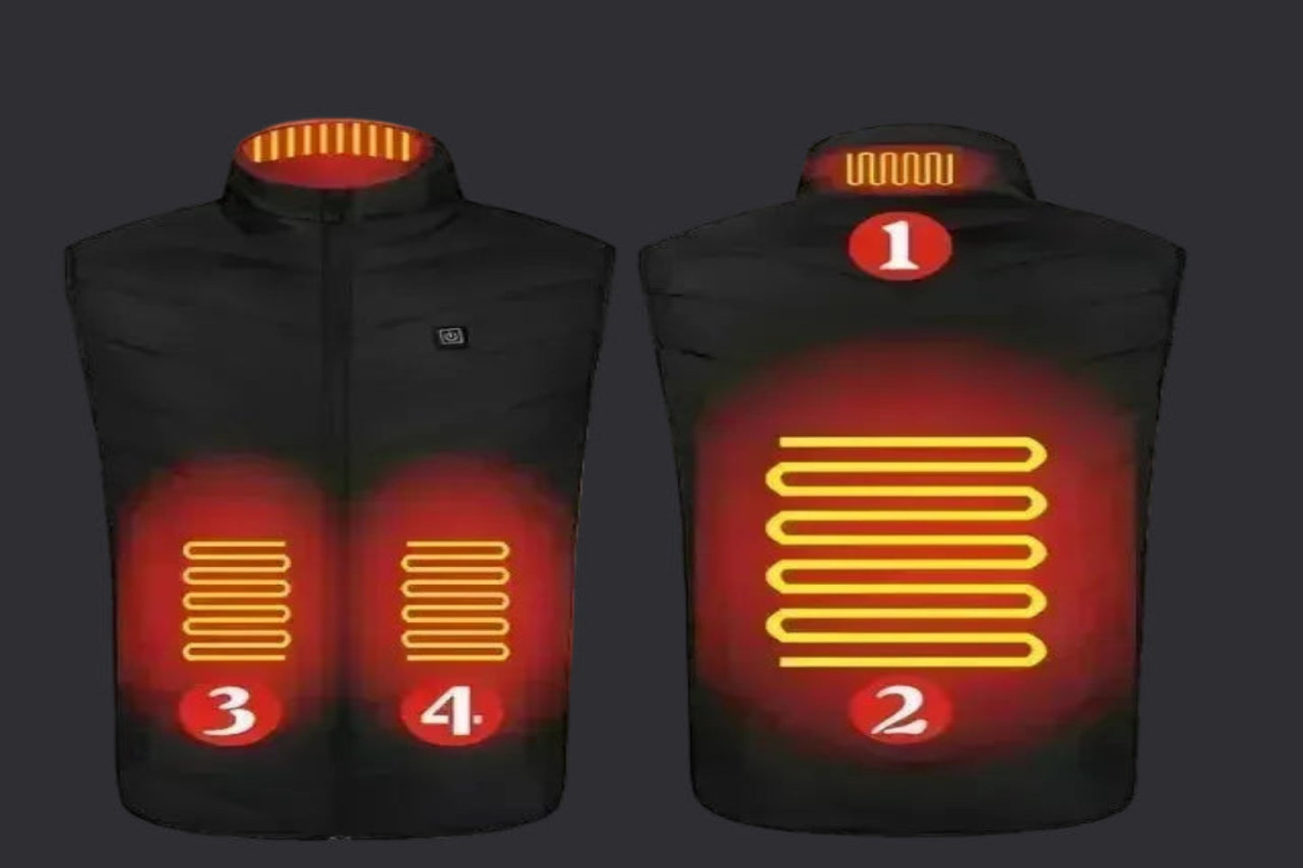 Men’s Heated Performance Vest with Smart Heat Control