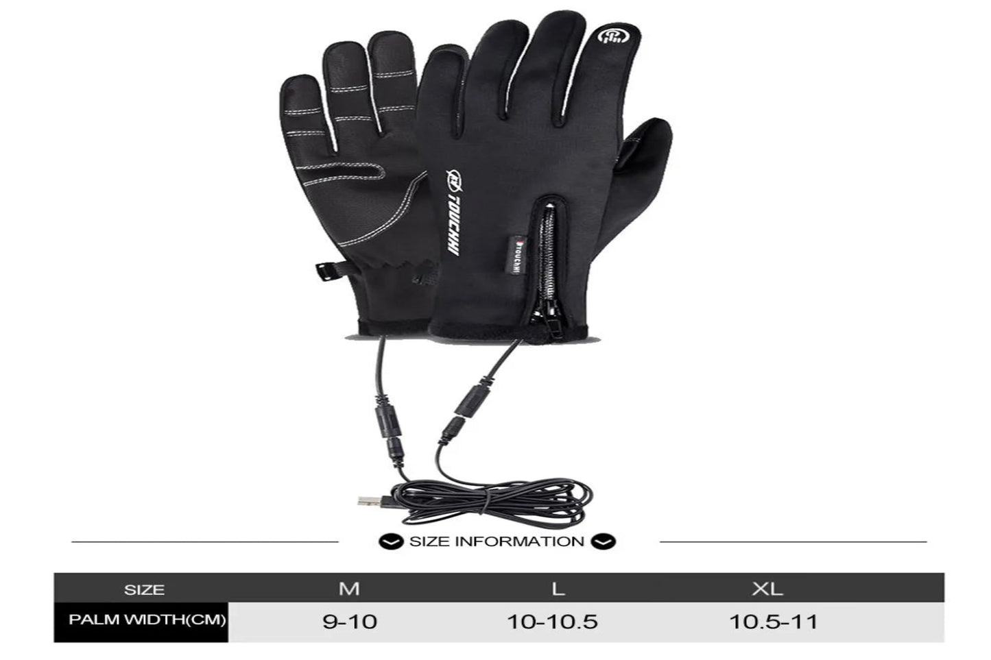 Rechargeable Electric Heated Gloves — Waterproof & Insulated